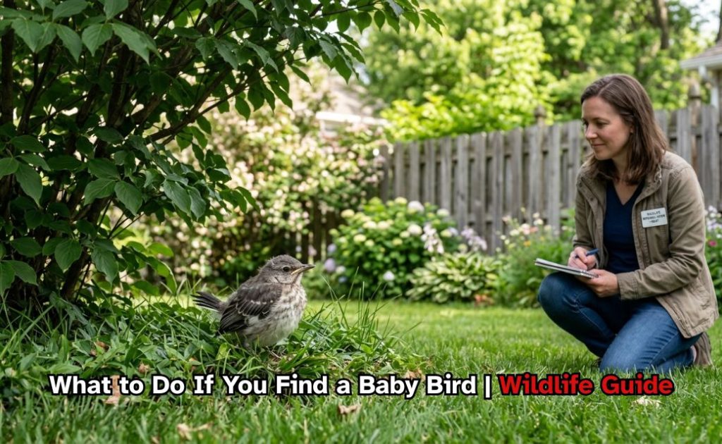 Have you found a baby bird and don't know what to do?